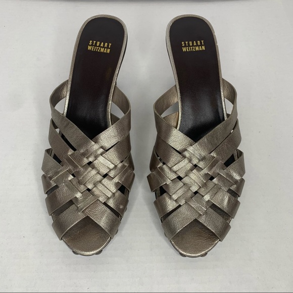 Stuart Weitzman Bordercross Sandals With Heel - Picture 13 of 13